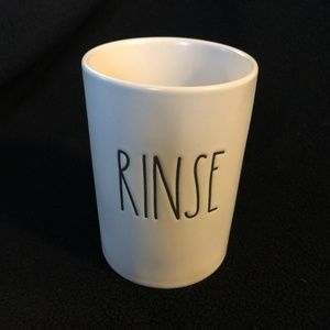 NEW Rae Dunn "RINSE" Bathroom Cup